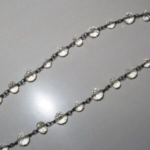 Pretty Silver Beaded Necklace
